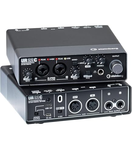 Steinberg UR24C 2x4 USB 3.0 Audio Interface with Cubase AI and